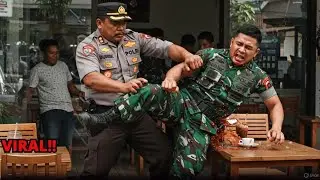 VIRAL‼️ POLISI SOMBONG APES COBA INTIMIDASI PELANGGAN, TAK SADAR PEMILIKNYA KEDAI PERWIRA KOPASSUS!