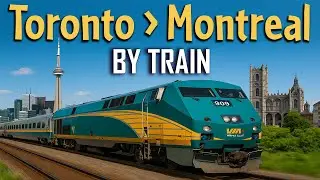Train Journey from Toronto to Montreal | Why Trains are Best | Toronto to Montreal Train