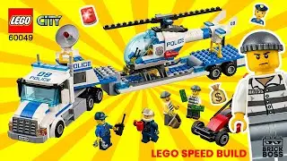LEGO CITY 60049 Перевозчик вертолета Полиции / Обзор / Инструкция по сборке Лего / Ускоренная сборка