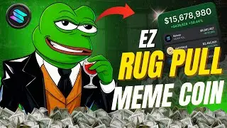 Want to Rug Pull A Meme Coin like Pro ? Watch This Now 🤑😎 (Rug pull Tutorial)