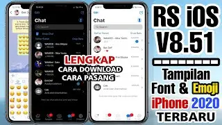 Cara Merubah Tampilan WhatsApp ANDROID Menjadi iPHONE 2020 | RS iOS WhatsApp V8.51 TERBARU!!