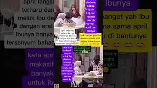 momen haru ketika daviena kasih kejutan hadiah umroh untuk April🥲😊#aprilda7#shortfeed#shorts
