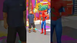 GTA V : SPIDER-MAN BUILDS SUPER CAR FOR IRON MAN IN GTA 5 ! #shorts #viral #gta #gta5