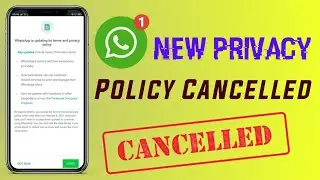 WhatsApp New Privacy Policy Cancelled | WhatsApp new privacy policy update |15 May |Techy Animation|