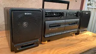 Sony CFS-710 boombox belt replacement (part 3)