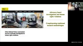 Inside View of the Investigations Lab at the Human Rights Center