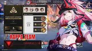 Rappa Break Team Conundrum Lv.6 Full Run | SU Unknowable Domain