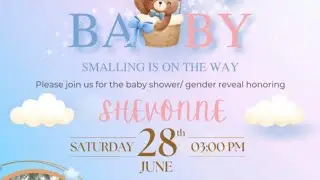 Shevonne & Akeem baby shower/gender reveal