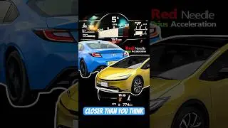The Race No One Asked For //GR86 vs Prius Prime 0-120 #shorts #toyota