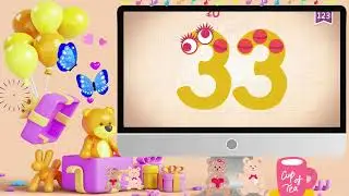 Endless Numbers 33 | Endless Learning Academy | App For Kids.