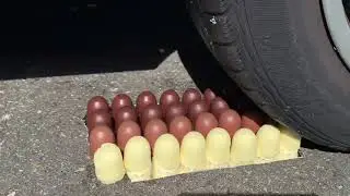 Crushing Crunchy & Soft Things by Car | Super Satisfying Experiment Crushing Everything Under a Car