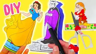 Blancanieves, Gruñón, Reina Malvada en títeres de dedo - Videos de colorear para niños en español