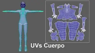 Despliegue de UVs Parte 01 Cuerpo