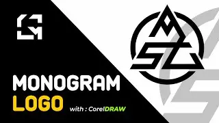 TUTORIAL MEMBUAT MONOGRAM LOGO DENGAN CORELDRAW | simple design | yunus namikze