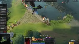Dota 2 7.22 - Dragon Knight Level 4 Black Dragon Scepter upgrade