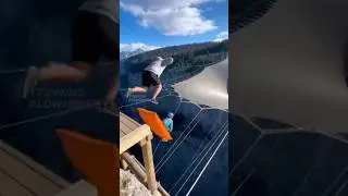Cliff Airbag Explosion Throws Her Into a Mid-Air Net! Unreal Flight! 😱