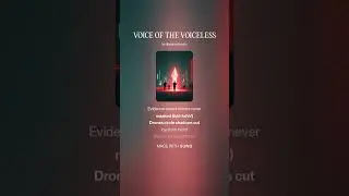 VOICE OF THE VOICELESS 1  #uk #ukdrill #trap #drill #rap #hiphop #music #newmusic #aighosttracks