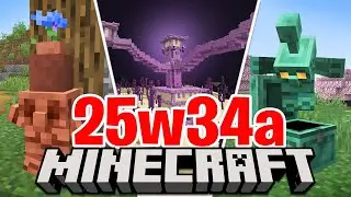 INFO sull'END UPDATE E NON SOLO - Minecraft ITA 1.21.9 Snapshot 25w34a