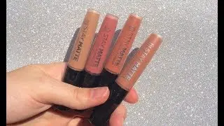 Rimmel Stay Matte Liquid Lipsticks ( NUDE SHADES ) First Impression & Review! | AzDoesMakeUp!