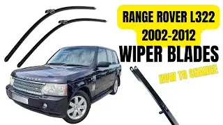 Front Wiper Blades Land Rover Range Rover L322 How To Replace