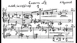 Sonata No.2 for Balalaika Op.42 By Antoliy Kusyakov (with Score)