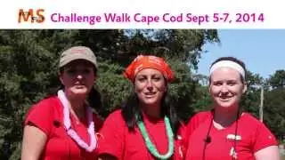 MS Challenge Walk Cape Cod 2014 promo