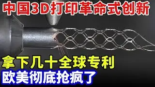 全球独一份！中国3D打印革命式创新，超精密技术拿下几十全球专利，欧美彻底抢疯了【科技中国】