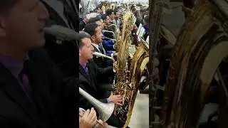#ensaio Regional Ariquemes-10 sax baritonos e 1 sax baixo#hino 294