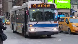 NYCT Bus: 2010 Orion VII Next Gen #4681 on the M7 (1/22/24)