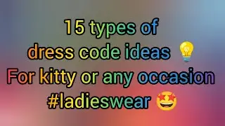 dress code ideas for kitty party /any occasion dress up💃💃 #ladiesfashion  #trending #dress #friends