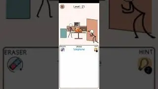 Draw Puzzle Level 21 telephone Walkthrough solution