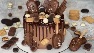 SNICKERS CAKE . It melts in your mouth. Recipe Step-by-Step