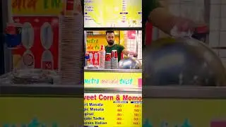 delhi kirti Nagar metro masala twist shop sweet corn and momos famous... spl