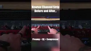 Rupert Neve Designs Newton Channel Strip BEFORE and AFTER #musicstudio #gear #musicproducer