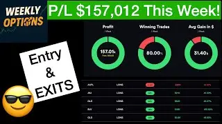 +$157,012 in ONE WEEK (80% Win Rate Trading Simple Stocks)