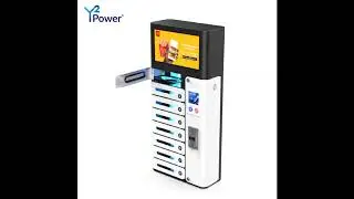 Y2Power ADE series Mobile Clean&Charge Locker with Coin Operated System and Touchscreen Graphical UI
