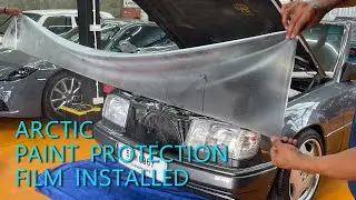 Having a Paint Protection Film Installed for My Old Mercedes | My W124 E220 Story