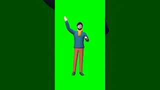 Green Screen Animation Character Video No Copyright #shorts