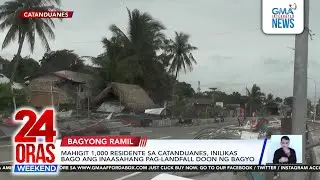 Bagyong Ramil, nag-landfall sa Gubat, Sorsogon; mahigit 1,000... | 24 Oras Weekend