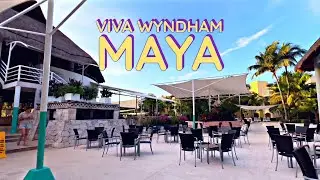 All Inclusive Hotel Viva Wyndham Maya Playacar Mexico 🇲🇽 Playa Del Carmen. 4K Walk