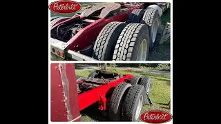 Changing Tires On a 18 Wheeler Part 2 (Peterbilt 359)