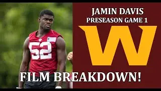 🤔JAMIN DAVIS FILM BREAKDOWN‼️Washington Football Team Preseason Game 1 Vs Patriots❗️