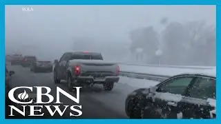 Snow Cripples US Capitol as Cars Stranded on I-95 for Nearly 24 Hours