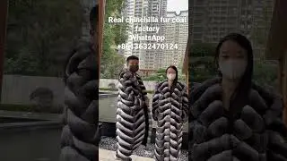 Luxury chinchilla fur coat factory wholesale. #chinchillacoat #furcoat #luxury #luxuryfur #barcelona