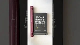 4 Baronfig Products you need for success in 2024! #baronfig #productivity #sketchbook #officespace