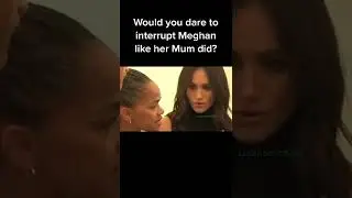 #Shorts Meghan furious when her mother interrupted her 😬 #meghanmarkle #doria