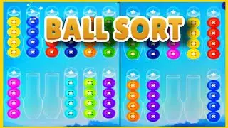 color ball sort wooden puzzle (level 1870-1877) #relaxing #gaming