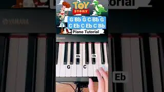 Youve Got a Friend in Me Piano Tutorial | Toy Story 🧸🚂 #shorts #toystory #youvegotafriendinme