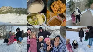 1st Video of 2k26 on a Snow Mountain|Making Naga Food in Munich 4 my Naga Friends@LothaGermancouple 
