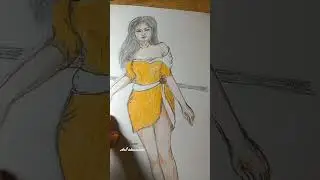 𝚆𝚊𝚛𝚗𝚊𝚒 𝚐𝚊𝚞𝚗 𝚙𝚎𝚜𝚝𝚊. #𝚊𝚛𝚝 #drawingideas #sketchingpencil #artwork #painting #senilukis